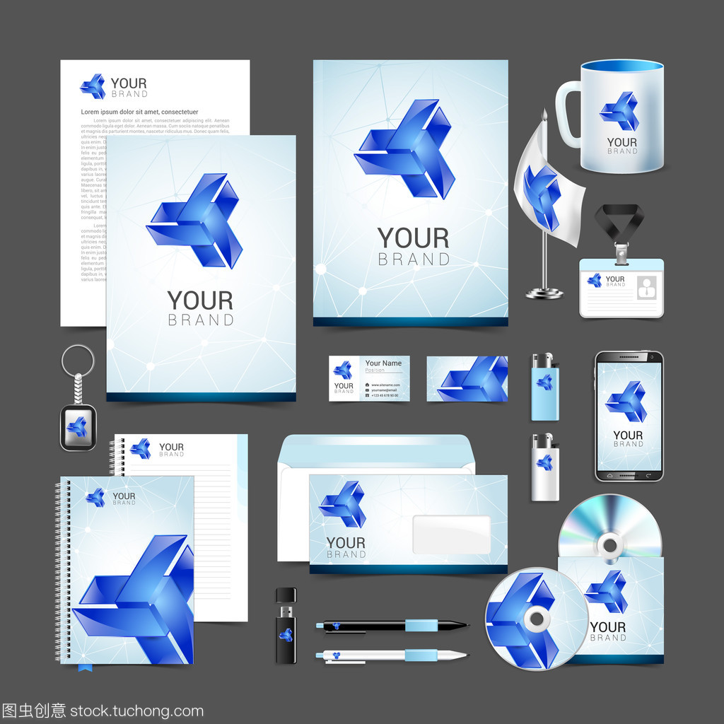 企業(yè)形象創(chuàng)意顏色模板設計 構筑品牌視覺的基石